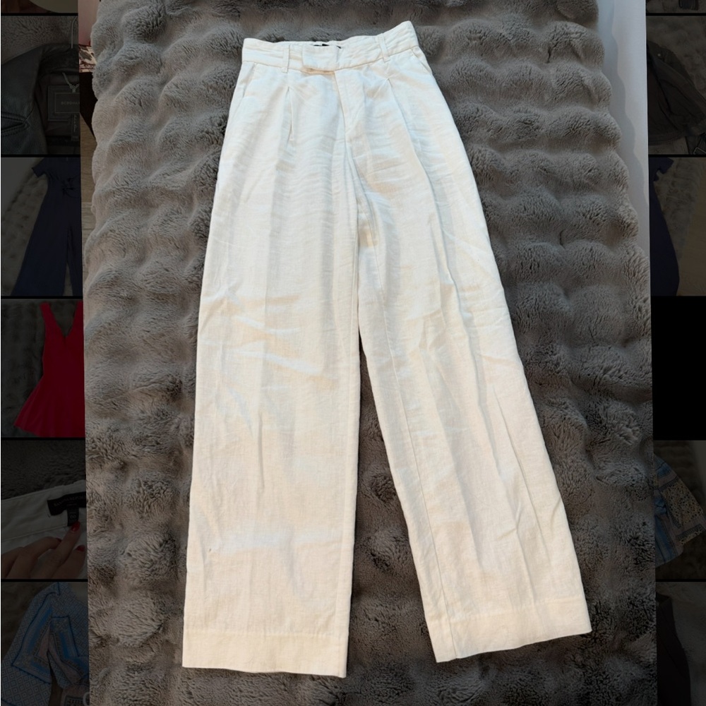 Banana Republic Wide Leg Linen Pants